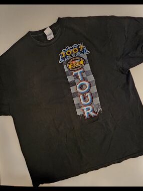 2007 Nextel  Nascar Cup Series Tour Black Graphic Tee